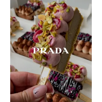 Чизкейк на палочке "Фисташка-Малина" (cupketik)