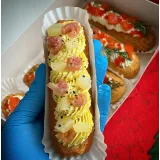 Закусочные эклеры (brutal_cakes)