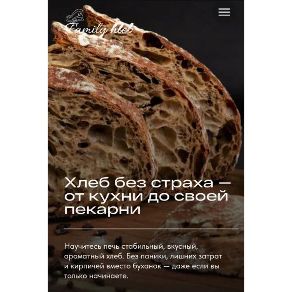 Хлеб без страха от кухни до своей пекарни (Ольга Сосунова)