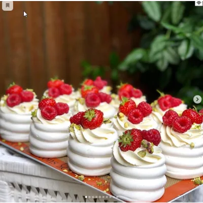 [sweet_weekend] Павлова: пирожные, торт, меренговый рулет (Екатерина Шульженко)