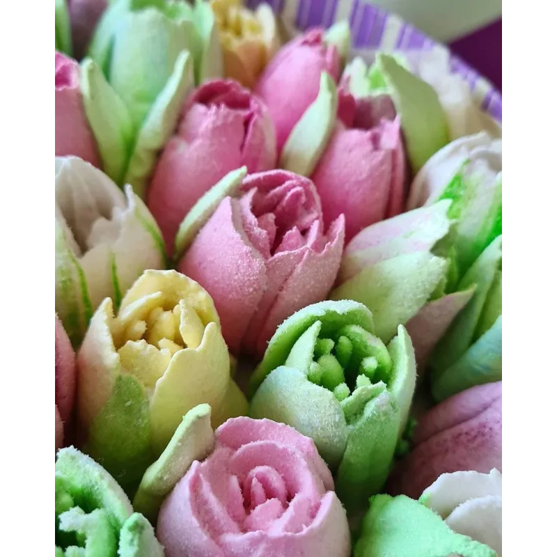 Видеоурок "Зефирные тюльпаны" (Ляйсян Казыргалина)