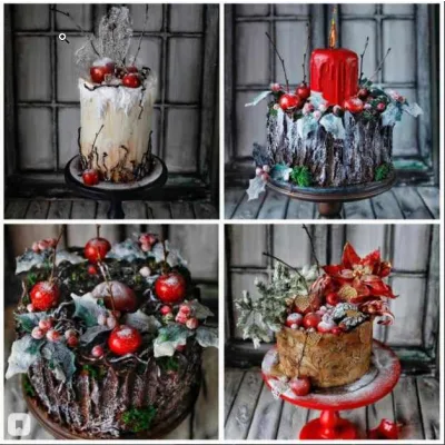 Новогодние торты (Наталья Бондаренко)