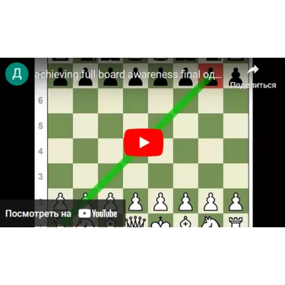 Шахматы вслепую или как держать в уме доску (Дэниел Ренш)