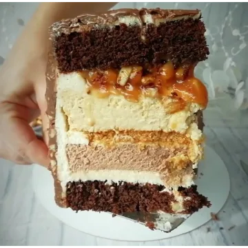 Торт «Идеальный Snickers» (buenocake)