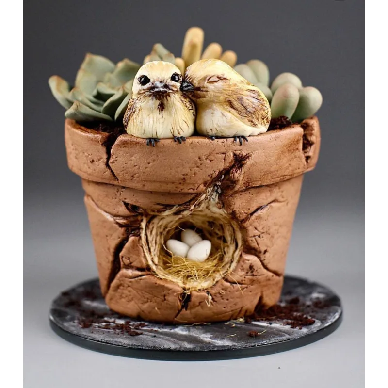 Торт в виде горшка (MARIA MAGRAT, mrs.magrat)