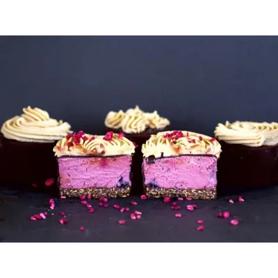 Ферментированное пирожное Клубничный йогурт (Ольга Панда)