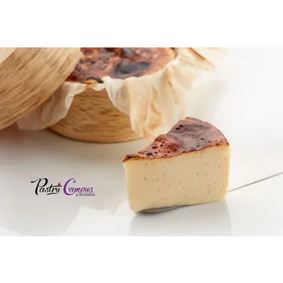 [Pastry Club] Кондитерский клуб. Сентябрь 2023. Современный порционный Баскский чизкейк (Мария Селянина)