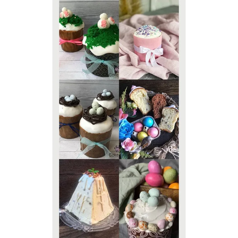 Пасхальный курс. Куличи + Марафон (Алина Макарова, cake school)