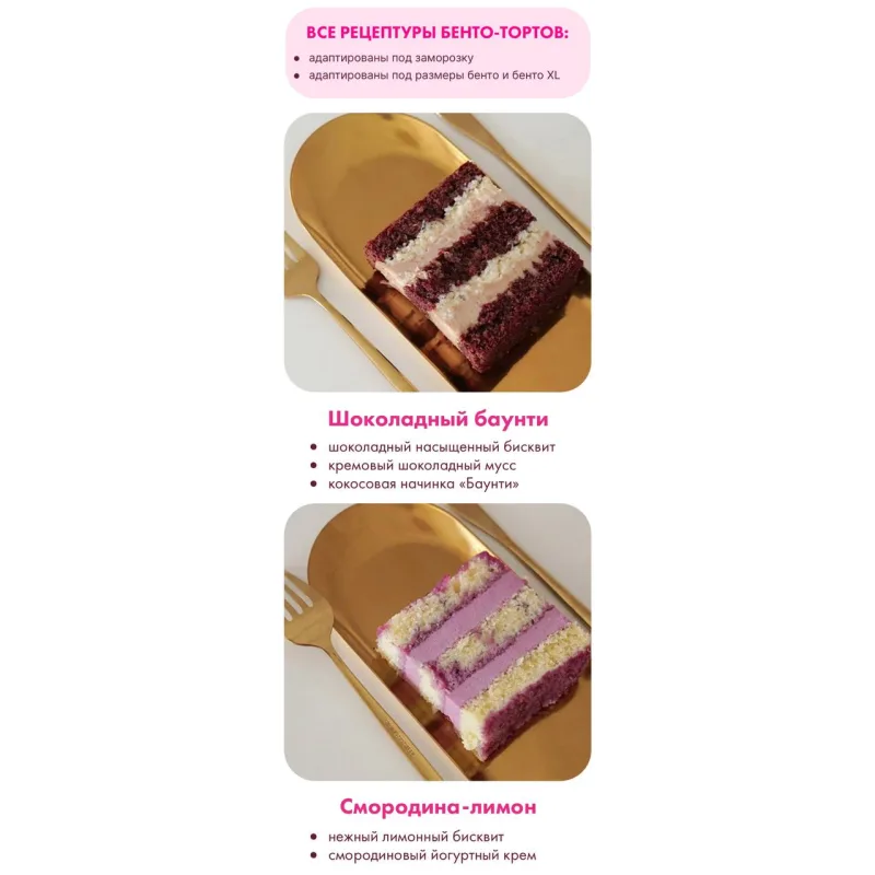 [Alina Velvet] Бенто-торты. Тариф Бизнес на бенто (Алина Вельвет)