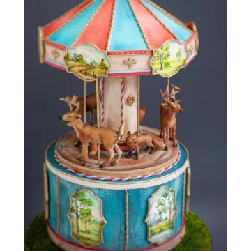 [g.l.cake] Шоу-торт Винтажная карусель (Людмила Гавриленко)