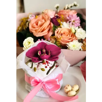 Кулич «Шоколадная орхидея» (Екатерина Завирюха)