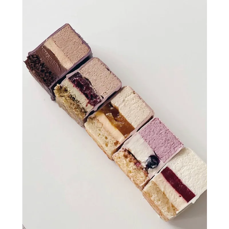 Нарезные муссовые пирожные (Елена Богомолова, zimnyaya_dolci)