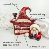 Мастер класс 3д торт "Домик Санты" (Ольга Громак, gromak_cake_omsk)
