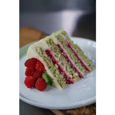 Торт "Мята базилик малина" (Анна Ульянова, Anuta_maletina)