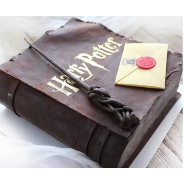 Торт "книга Гарри Поттера" (Ксения ПаниМарципани)