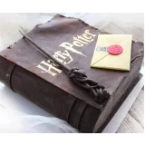 Торт "книга Гарри Поттера" (Ксения ПаниМарципани)