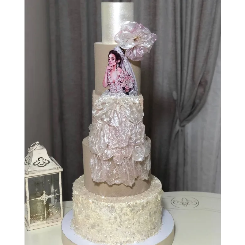 Онлайн -курс «Многоярусный свадебный торт»(cakes_hanuma)