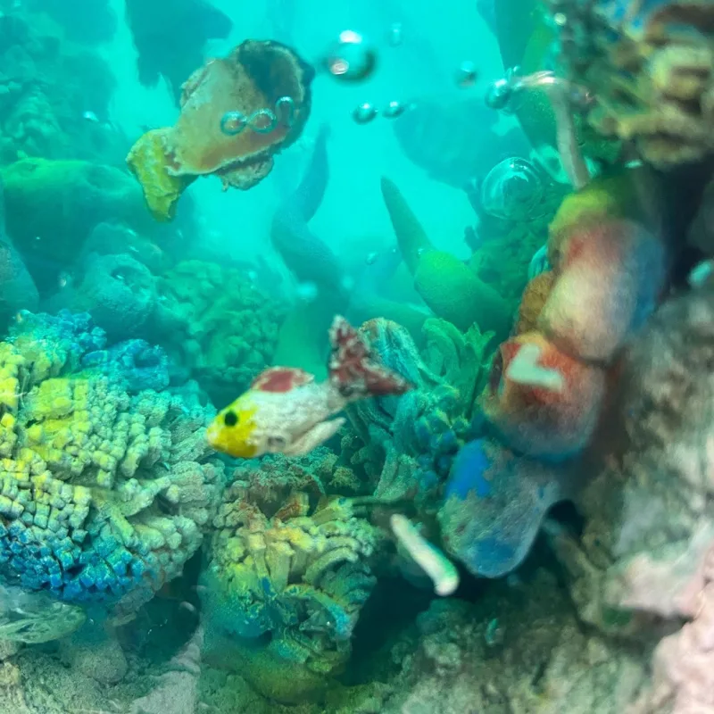 Вертикальный торт «Прозрачный аквариум» (Кристина Дольник)