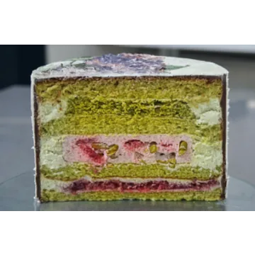 [Mac Baker] Торт "Фисташка - малина" (Лилит Аракелян)