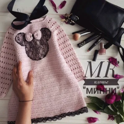 Описание вязания платья "Минни" (Юлия Голубева) @vjazanye_odezhki