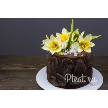 Видео мастер-класс по шоколадным нарциссам ( Tori Pteat)