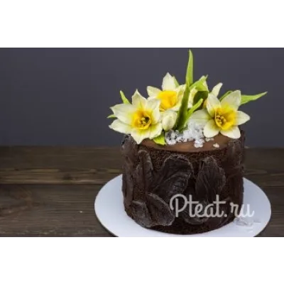 Видео мастер-класс по шоколадным нарциссам ( Tori Pteat)