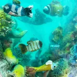 Вертикальный торт «Прозрачный аквариум» (Кристина Дольник)