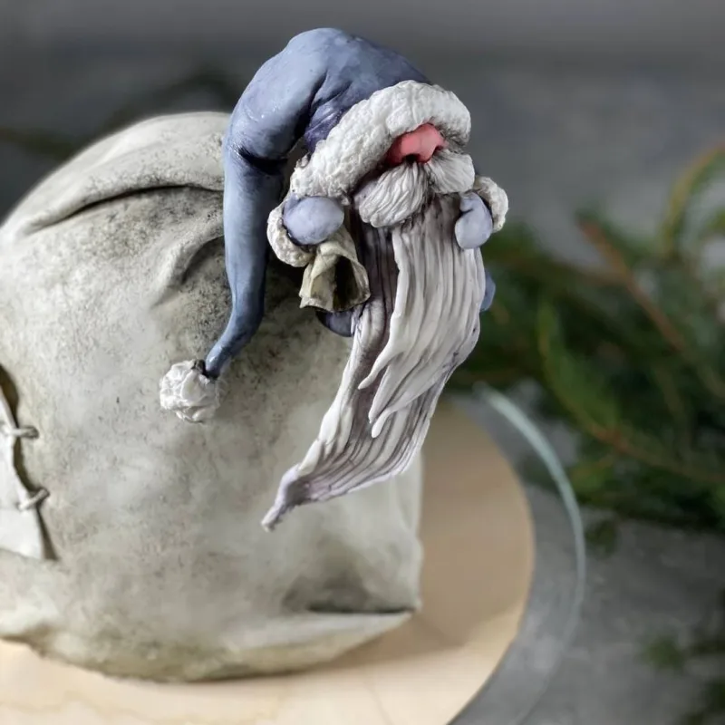 Торт "Санта с подарками" (Елена Гнут)