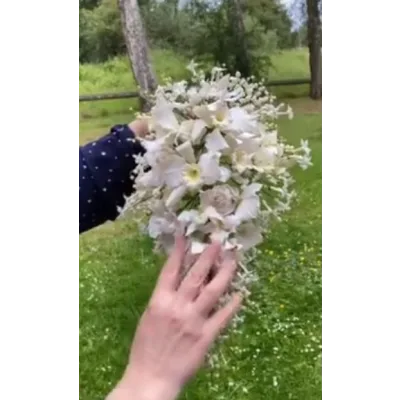 Королевский букет из сахарной мастики (elenawilkinson)