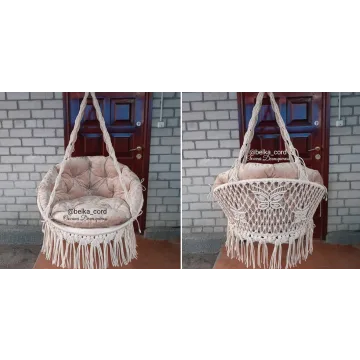 [Макраме] Качель с бабочками (Оксана Дегтяренко)