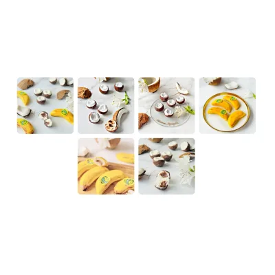 Конфеты Бананы-кокосы (Екатерина Завирюха)