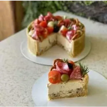 Чизкейк Куриный жульен (brutal_cakes)