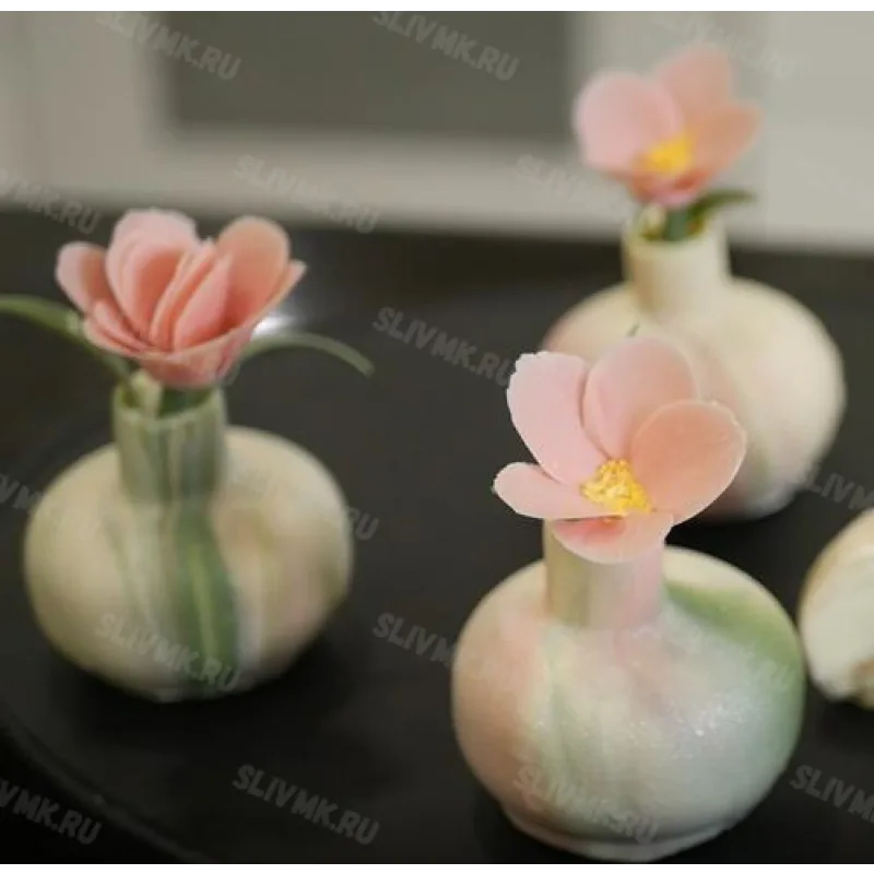 Видео урок "Вазочки с цветами" (Виктория Углева)