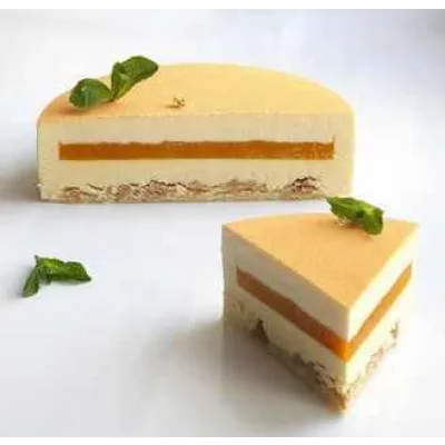 [cake pro] Муссовый чизкейк "Нежный персик" (Александра Овешкова)