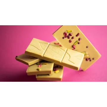 Шоколадная плитка фисташка-малина (Ханс Овандо)