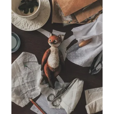 [Игрушки] Выкройка тедди лис (Ксения Титова)