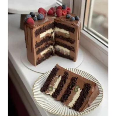 Торт "Шоколадный с кокосом" (Ольга Куликова)