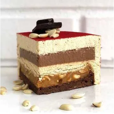 Авторский рецепт муссового торта «Сникерс» (Юлия Тарасова) @tarasyulya