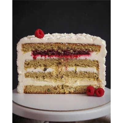 Торт «Фисташка-малина» (kulik_ova)