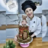 Мастер класс 3д торт "Мишка-малышка” (Ольга Громак, gromak_cake_omsk)