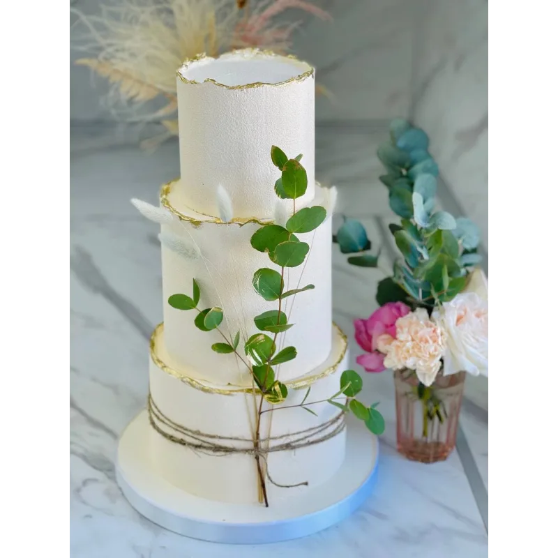 Многоярусный торт с геометрической конструкцией 4 яруса (Надежда Архипова)