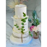 Многоярусный торт с геометрической конструкцией 4 яруса (Надежда Архипова)