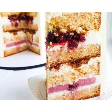 Рецепт торта Вишня - миндаль (Ангелина  Коба)