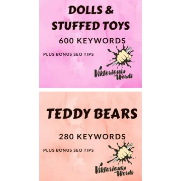 Ключевые слова для продажи мягких игрушек, кукол и мишек тедди (ViktoriousWords)