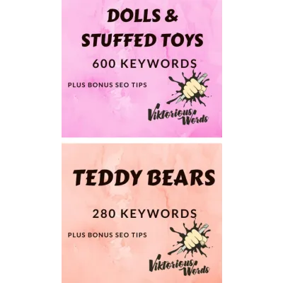 Ключевые слова для продажи мягких игрушек, кукол и мишек тедди (ViktoriousWords)