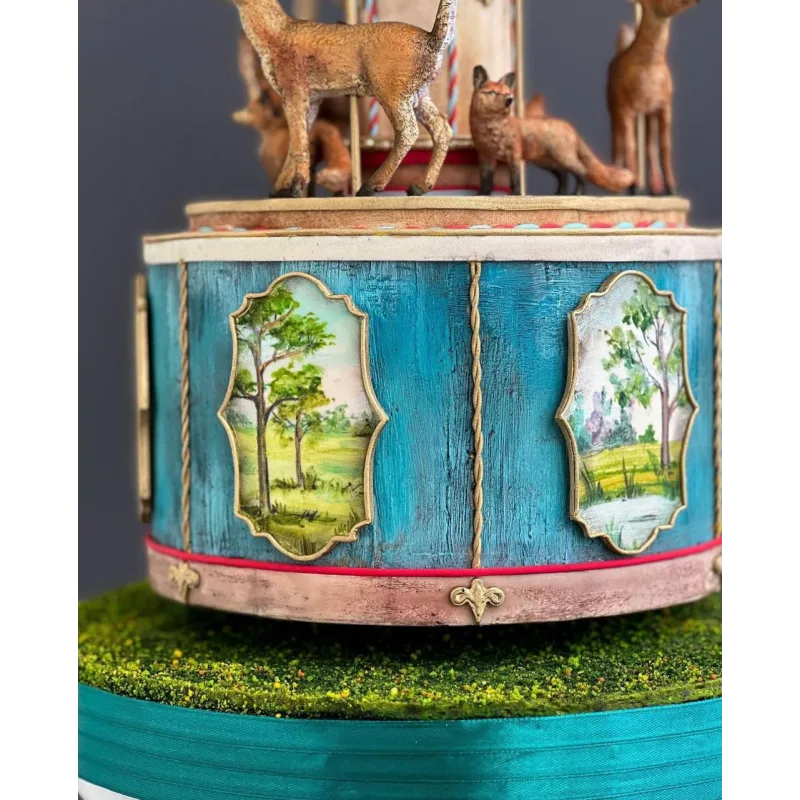 [g.l.cake] Шоу-торт Винтажная карусель (Людмила Гавриленко)