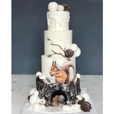 Онлайн урок "Зимняя Сказка" (Лилит Аракелян, Mac Baker)