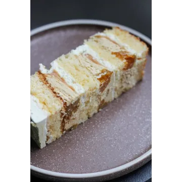 Торт Манго-маракуйя. Покрытие ганаш. Декор - Стеклянный принт (Нюта Зеленская)