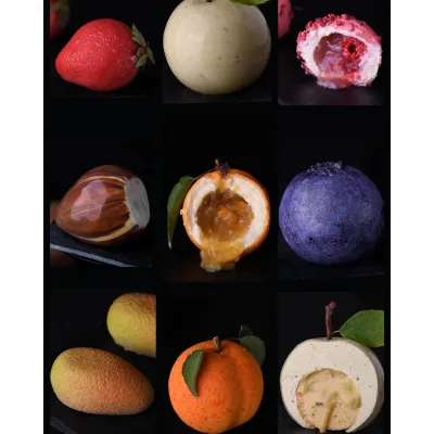 Онлайн Мастер-класс "Фрукты" (Дарья Тюленева)