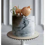 Торт "Кот и Рыбка" (Елена Гнут)